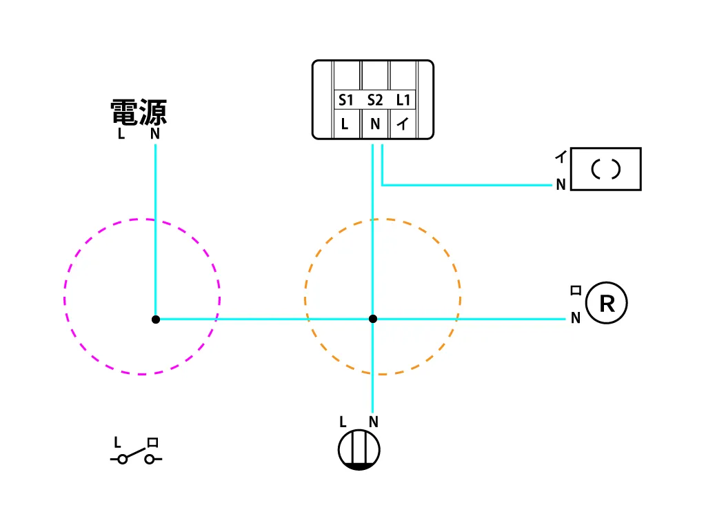 第二種電気工事士【候補問題No3】複線図 書き方②