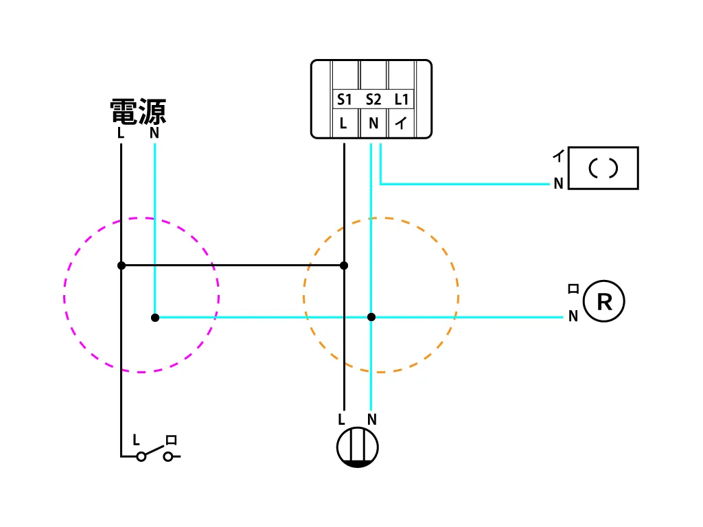 第二種電気工事士【候補問題No3】複線図 書き方③