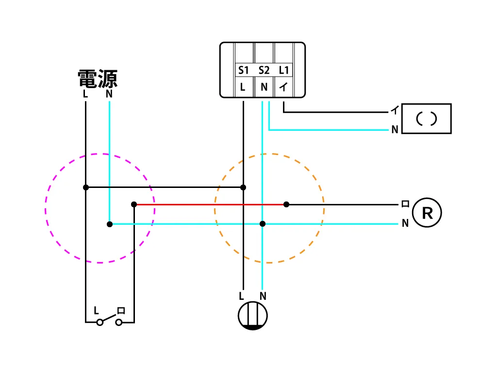 第二種電気工事士【候補問題No3】複線図 書き方④